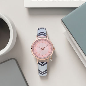 Elegante <span class=keywords><strong>Orologio</strong></span> da Polso <span class=keywords><strong>Blu</strong></span> da <span class=keywords><strong>Donna</strong></span> con Cassa Quadrata in Lega PC, Cinturino in Pelle, Impermeabile, Logo Personalizzabile - per Stili Business e Cerimonia - Product Image 5