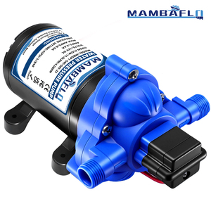 Pompe à diaphragme 12V/24V 4.0GPM 45PSI, pompe à eau <span class=keywords><strong>auto</strong></span>-<span class=keywords><strong>amorçante</strong></span> haute pression pour camping-car, yacht, marine Mambaflo 33 - Product Image 2