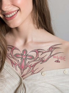 CX impermeabile monouso ragazza petto basso addome di alta qualità cicatrice tatuaggio adesivi per tatuaggio Succubus temporaneo - Product Image 2
