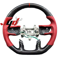 Volant en fibre de carbone forgé avec bande bleue en cuir pour Dodge Ram 1500 2500 3500 TRX modèle 2024