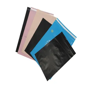 100% biologisch abbaubar kurier tasche individuelles logo kompostierbar mailing taschen (AD035)