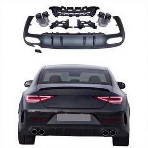 2019 modello <span class=keywords><strong>C257</strong></span> <span class=keywords><strong>CLS</strong></span> classe 300 350 450 <span class=keywords><strong>CLS</strong></span> 53 diffusore paraurti stile e tubo di scarico - Product Image 1