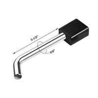 Serrure à goupille d'attelage de remorque en acier inoxydable personnalisée Tête pivotante Récepteur d'attelage de remorque Serrure de sécurité