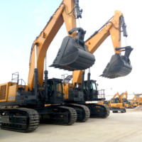 Excavatrice minière géante de 90 tonnes XE900D, rayon de 13,2 m, profondeur de 8,6 m, déplacement de roche, défrichage de masse de terre