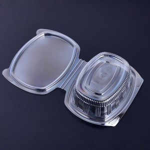 Rifornimento della fabbrica insalata di frutta da asporto usa e getta RPET plastica contenitore per insalata scatola con coperchio a conchiglia - Product Image 3