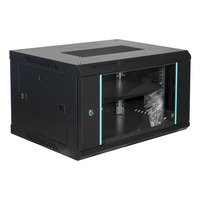 Armoire serveur de centre de données murale en acier laminé à froid 6U de 19 pouces, rack réseau sur mesure peu encombrant, en stock