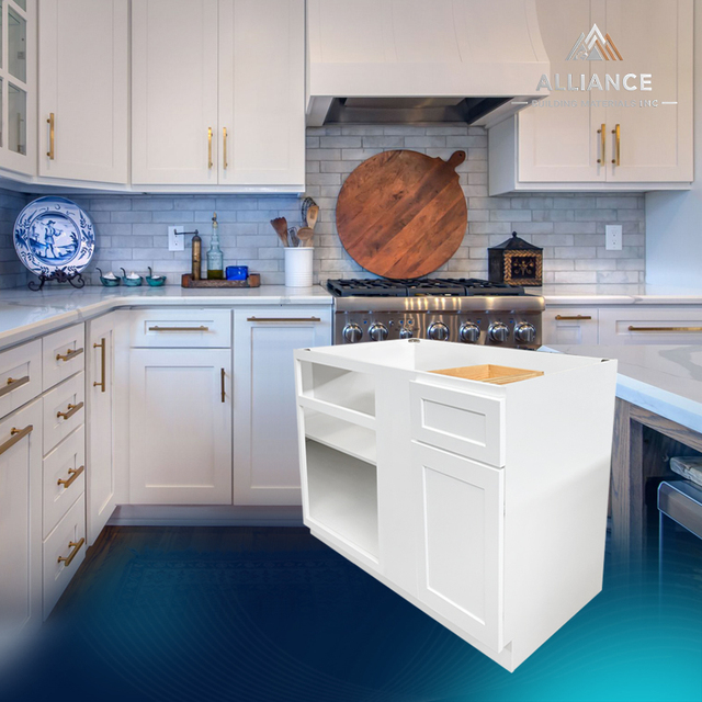 BBC36-12 Blind Corner Base Cabinet | Cabinets For Construction Sites | RTA Cabinets Kitchen 10 x 10 Wooden Cabinet For Kitchen