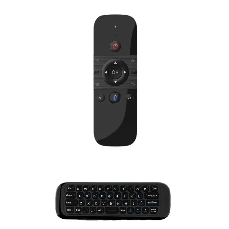 M8 mini controle remoto de voz, mouse de ar, 2.4g, controle remoto sem fio, teclado para android, tv box, set-top box