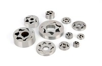 DewinTech Rotor de pompe à huile en acier inoxydable sinterisé, arbre de rotor de moteur nickelé, pièces de pompe à huile automobile haute pression 1250 Mpa