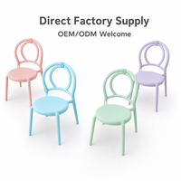Chaises de salle à manger en plastique pour enfants, design coloré, chaise d'étude en PP pour enfants, idéale pour les maternelles et l'usage domestique – Vente chaude