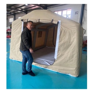 Carpa de Camping Inflable de Lujo Grande para 5-6 Personas, Impermeable, Duradera, Hermética, de PVC, para las Cuatro Estaciones, de Montaje Automático, para Uso en Exteriores - Product Image 5