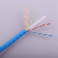 Câble réseau Cat6 UTP intérieur pour caméra IP CCTV, livraison DDP, câble Ethernet Cat6 BC 23AWG 4 paires 305m 550MHz 1000ft