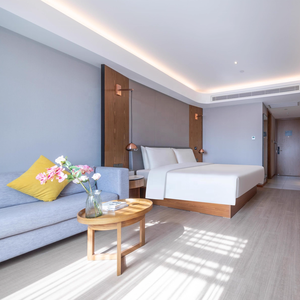 ชุดห้องนอนโรงแรมมาตรฐานหรูหราทันสมัย เตียงเดี่ยวพร้อมหัวเตียง สำหรับโรงแรมแบบเร่งด่วน - Product Image 3