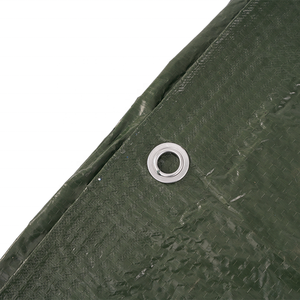 Triệu nhựa PE 4x5 bạt 200gsm tấm cho xe chống cháy màu xanh lá cây PE bạt - Product Image 3