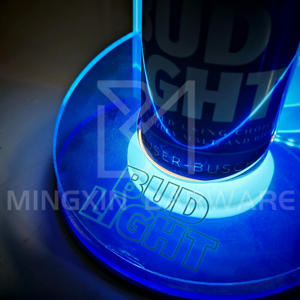 Stand de bière rétro-éclairé élégant Bar/Club marque d'alcool Promotion affichage luxe LED présentoir de boissons - Product Image 6