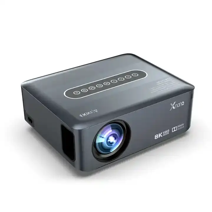 RTS QUNSHI xnano X1 300 ANSI multimedia mini portátil HD 1080p Android LED cine pequeño móvil teléfono inteligente BT WiFi 8K proyector