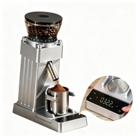 Molinillo de Café Recargable con Báscula Digital Integrada de 0.5g, 70 Niveles de Molienda, Muelas Cónicas SUS420 para Espresso Casero