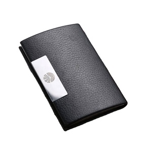 Ensemble de porte-cartes de visite en cuir personnalisé avec stylo et porte-clés - Cadeaux d'entreprise - Product Image 3