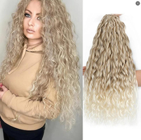Vivian cheveux vente chaude 22 pouces 98g Ariel boucles jessica curl jerry curly Ariel cheveux au crochet synthétique Ariel Curl Hair Braid