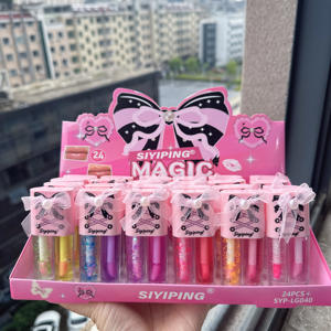 <span class=keywords><strong>MISS</strong></span> <span class=keywords><strong>BETTY</strong></span> Rouge à lèvres de maquillage à la mode, 8 couleurs, 24 pièces, perle caméléon, super brillant, longue durée, imperméable, léger parfum - Product Image 6