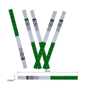 Şerit tipi 5.0mm idrar örneği HCG bir adım gebelik Test şeritleri seti çantası fiyat imalatı cihazı yeni