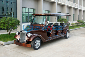 <span class=keywords><strong>Coche</strong></span> de turismo Vintage con batería de 8 plazas, carrito de Golf eléctrico, Vintage, aprobado por la CE - Product Image 6