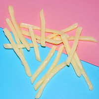 Faux jouets alimentaires simulés Artisanat en plastique Frites pour enfants Jouet frites croustillantes Ailes de poulet Modèle de pilons