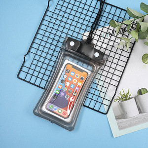 เคสโทรศัพท์กันน้ำพร้อมสายรัดกันกระแทกแบบซิปปิด สายรัดถอดออกได้สำหรับว่ายน้ำ ดำน้ำ ล่องแก่ง รองรับหน้าจอสัมผัส - Product Image 2