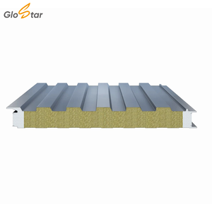 Paneles Sándwich de Lana de Roca Duraderos con Superficie 3D en Relieve, Resistentes al Fuego y al Calor, Fabricados por Glostar, para <span class=keywords><strong>Revestimiento</strong></span> de Almacenes - Product Image 2