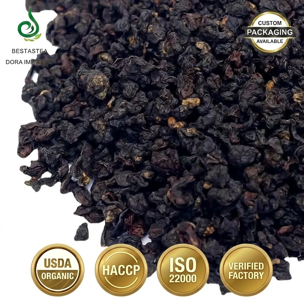 Organic Sourced Handmade Wellness Taiwan Oolong Tea Ruby GABA Loose Leaf With Fruity Aroma For Daily Relaxation With Low MOQ OEM