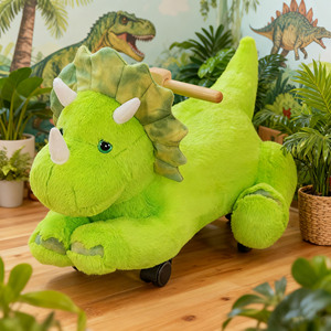 Coche de Juguete con Forma de Dragón Triangular Verde para Niños - Product Image 2