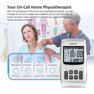 Peralatan fisioterapi unit TENS stimulator otot untuk nyeri tubuh leher punggung bersama - Product Image 4