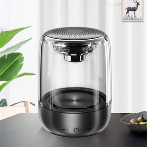 Прозрачный кристаллический <span class=keywords><strong>bluetooth</strong></span>-динамик, светодиодная цветная атмосферная подсветка, HIFI стерео <span class=keywords><strong>bluetooth</strong></span>-динамик с микрофоном - Product Image 4