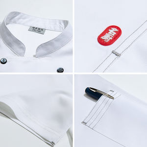 Chef vêtements fabricants Offres Spéciales restauration Chef uniforme en gros hôtel cuisine été nouveau manteau de Chef à manches courtes - Product Image 2