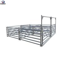 Panneaux de clôture pour enclos, Panneaux de clôture pour bétail galvanisés, Panneaux de clôture pour bétail, Corral hydraulique pour bétail