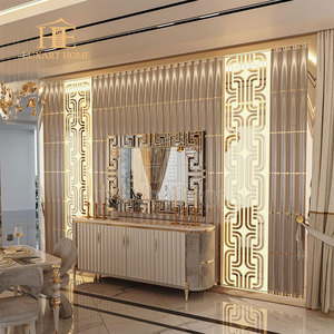 Hiện Đại Hình Dạng Sáng Tạo Bàn Ăn Với Ánh Sáng Sang Trọng Bằng Đá Cẩm Thạch Hàng Đầu Biệt Thự Đồ Nội Thất Nhà Thép Không Gỉ Gỗ Rắn Cho Căn Hộ - Product Image 4