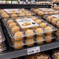 Boîte d'emballage pour mini gâteaux roulés, desserts, gâteaux de lune, biscuits, macarons, pâtisseries sucrées avec couvercle
