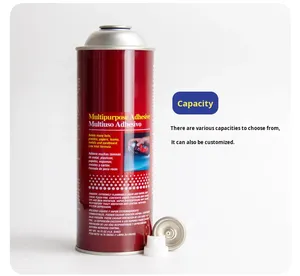 Boîte en métal personnalisée avec logo, en fer blanc, <span class=keywords><strong>pour</strong></span> aérosol, avec pulvérisateur à pompe, forme ronde, <span class=keywords><strong>pour</strong></span> emballage de gaz butane et de peinture à l'huile - Product Image 3