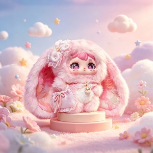 <b>Sweet</b> Baby Princess Plush Keychain Pink 13Cm With Hook For Bag Charm Gift - Product Image 4