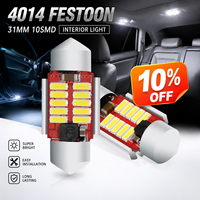 Luz LED para Auto G-View 31mm 4014 12SMD C5W Canbus, Lámpara de Lectura Interior Tipo Domo