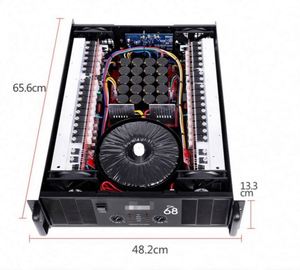 Amplificador de Potencia CA de Aluminio, 2 Canales, 2U/3U, 1500W-1800W, para Uso Profesional en Escenarios y KTV - Product Image 2