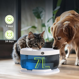 Fontaine à eau pour chat 7L Fontaine à eau pour chien Super silencieuse Distributeur de boisson pour animaux de compagnie Pompe et robinet silencieux Conception adaptée aux chats et aux chiens - Product Image 4