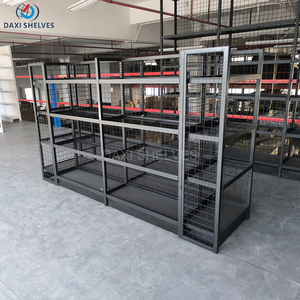 Étagères de magasin d'alimentation, présentoirs de supermarché, étagères noires modernes pour supermarché - Product Image 6