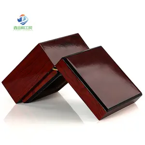 Customized Logo Luxury Single Watch Gift Storage Box Oem Black Wooden Watch Packaging Display Box With Pillow