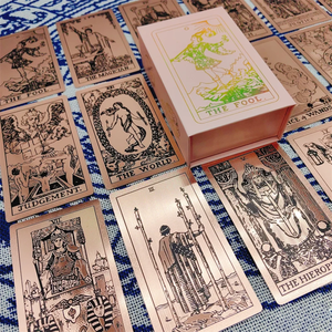 El Tarot del Hexagrama Rosa del Atrabibarato, Baraja Completa de 78 Cartas, Set de Regalo Místico Personalizado - Product Image 5