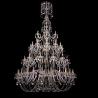 Lustres en cristal blanc chaud de style européen romantique traditionnel Maria Theresa, luxe pour la décoration de la maison et de mariage