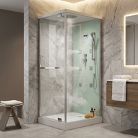 Cabine de douche numérique avec jets corporels, chromothérapie, douche intelligente, cabine de douche à vapeur pour club de spa de luxe