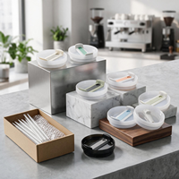 Gobelet sous vide 30OZ 40OZ avec poignée et couvercle en paille Logo personnalisé en acier inoxydable Simplicité Modèle Design Voyage Style américain