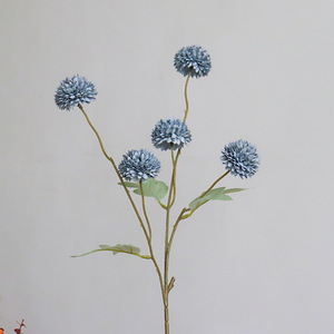 Flores Artificiales de Crisantemo Kch de 10 cm, Color Blanco, Rojo Ladrillo, Azul Marino, Flores de Seda para Decoración de Bodas y Hogar - Product Image 4