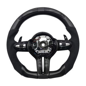 Pratique Offre Spéciale fibre de carbone LED Alcantara m Performance pour <span class=keywords><strong>BMW</strong></span> série <span class=keywords><strong>5</strong></span> F30 F10 F32 F90 <span class=keywords><strong>F80</strong></span> F82 F87 volant de voiture - Product Image 1
